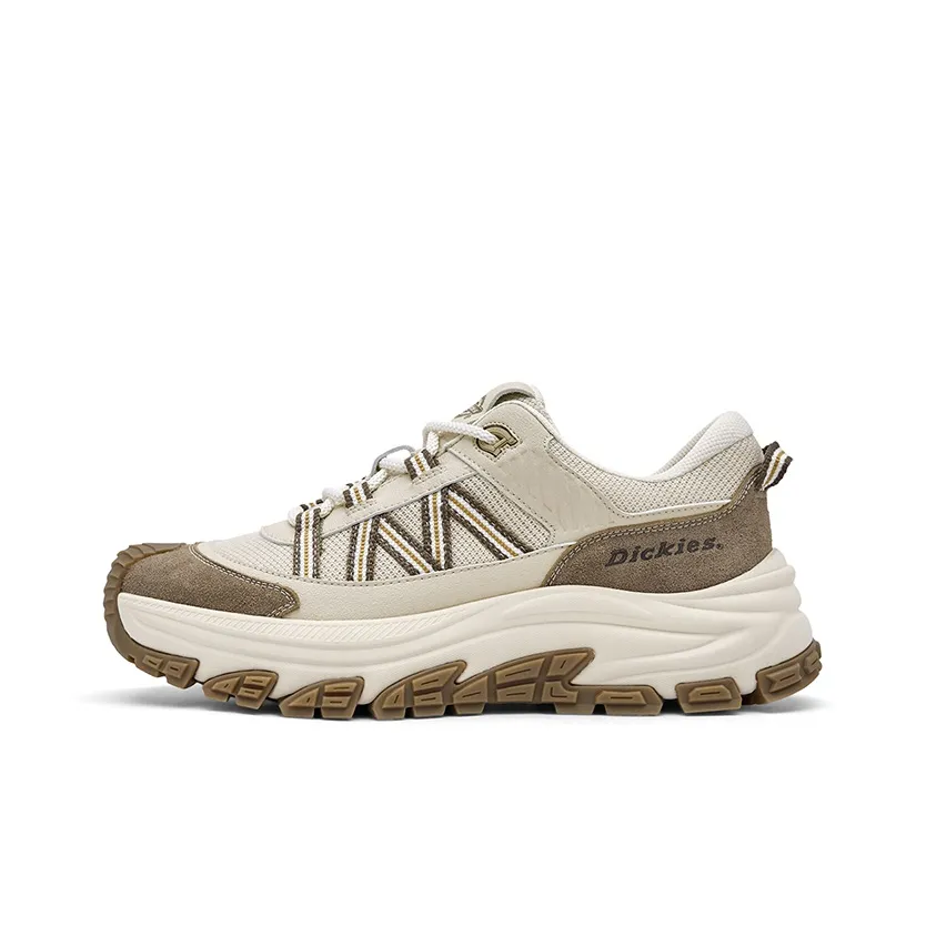Dickies Противоскользящие Устойчивые к истиранию Поддерживающие Легкие Низкие Кеды Мужские Бежевые Коричневые