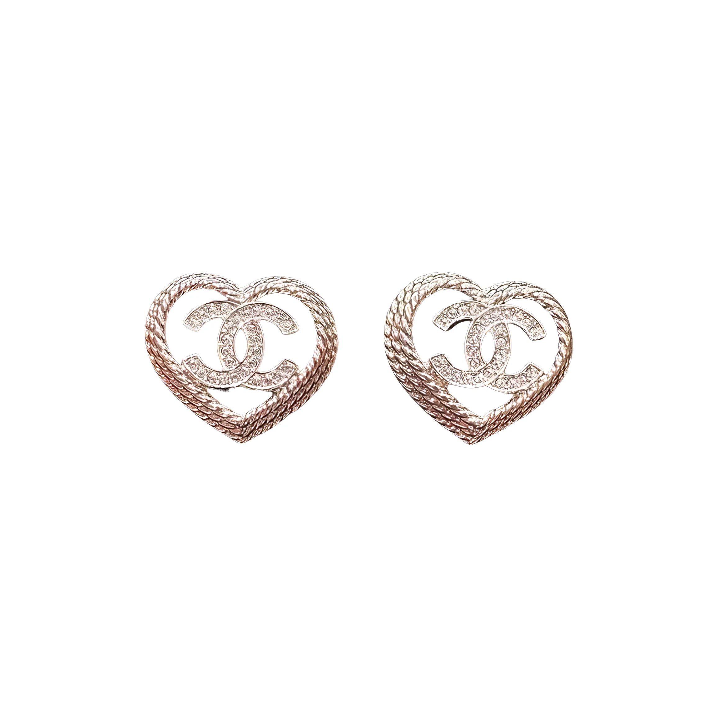 CHANEL Stud Earrings Unisex