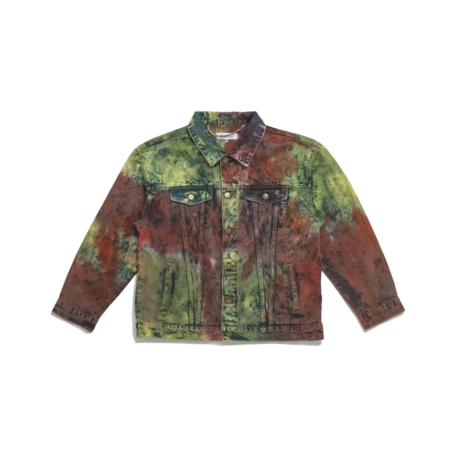 Profound Зеленая унисекс джинсовая куртка