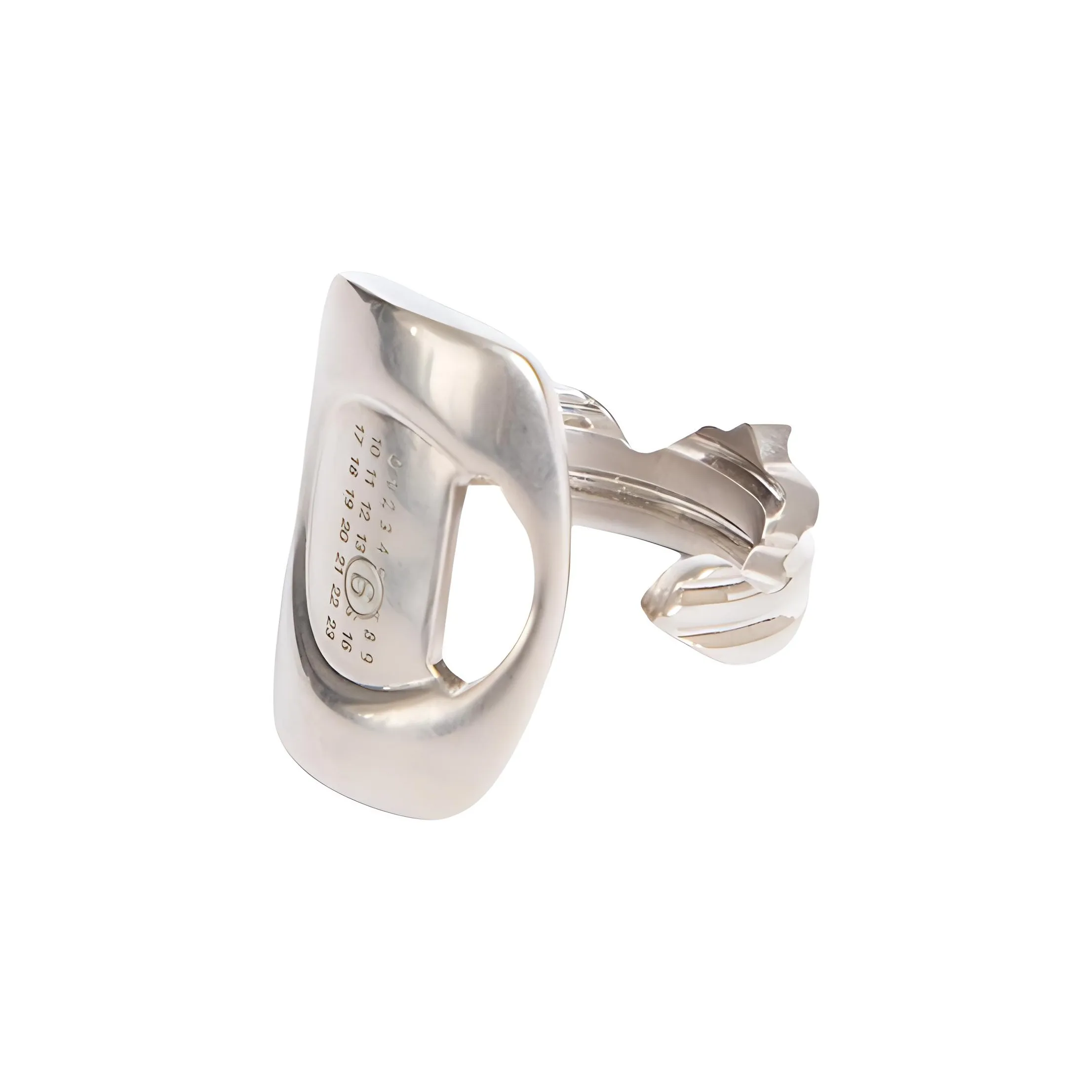 MM6 Maison Margiela Brass Rings Women's Silver