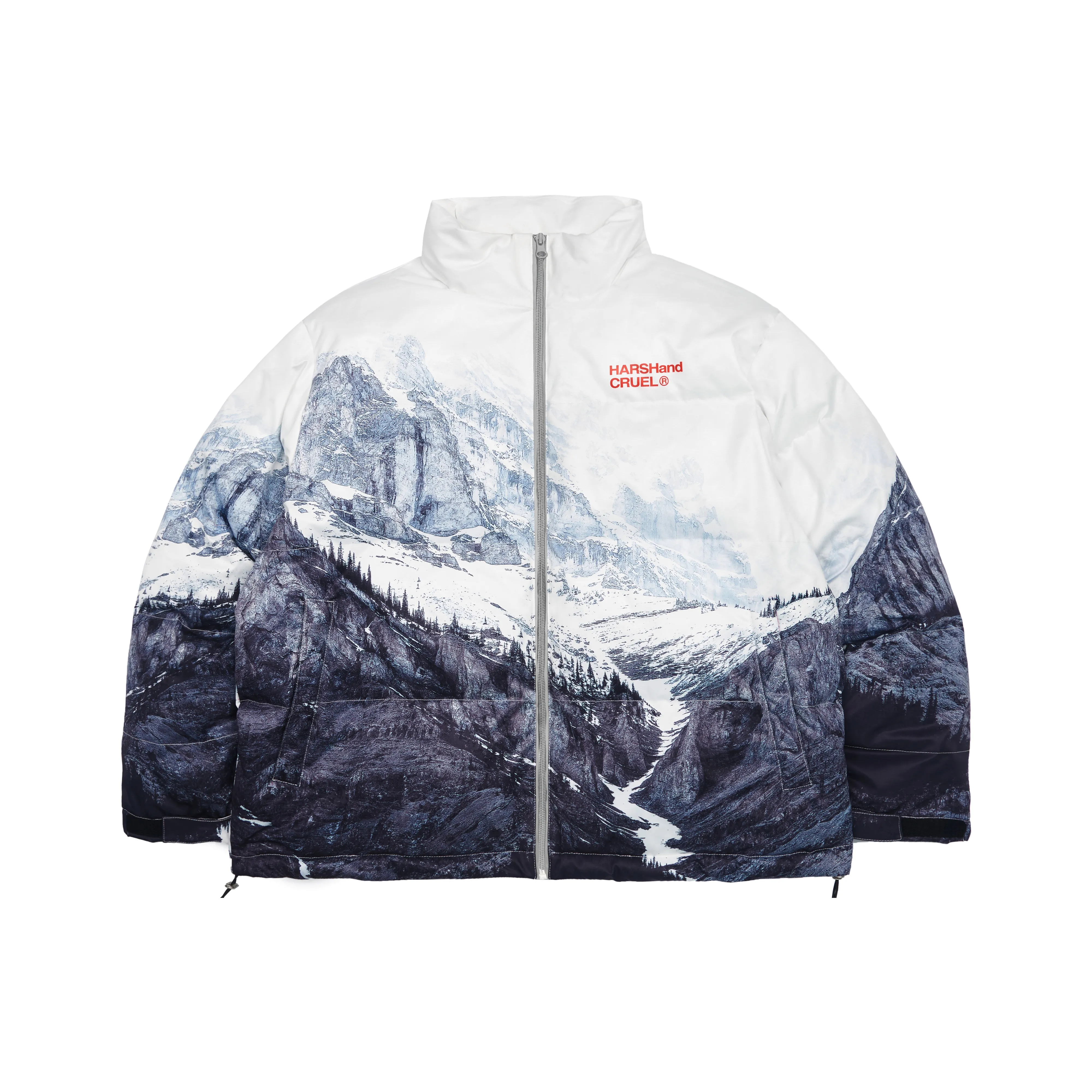 HARSH AND CRUEL Puffer Jackets Unisex