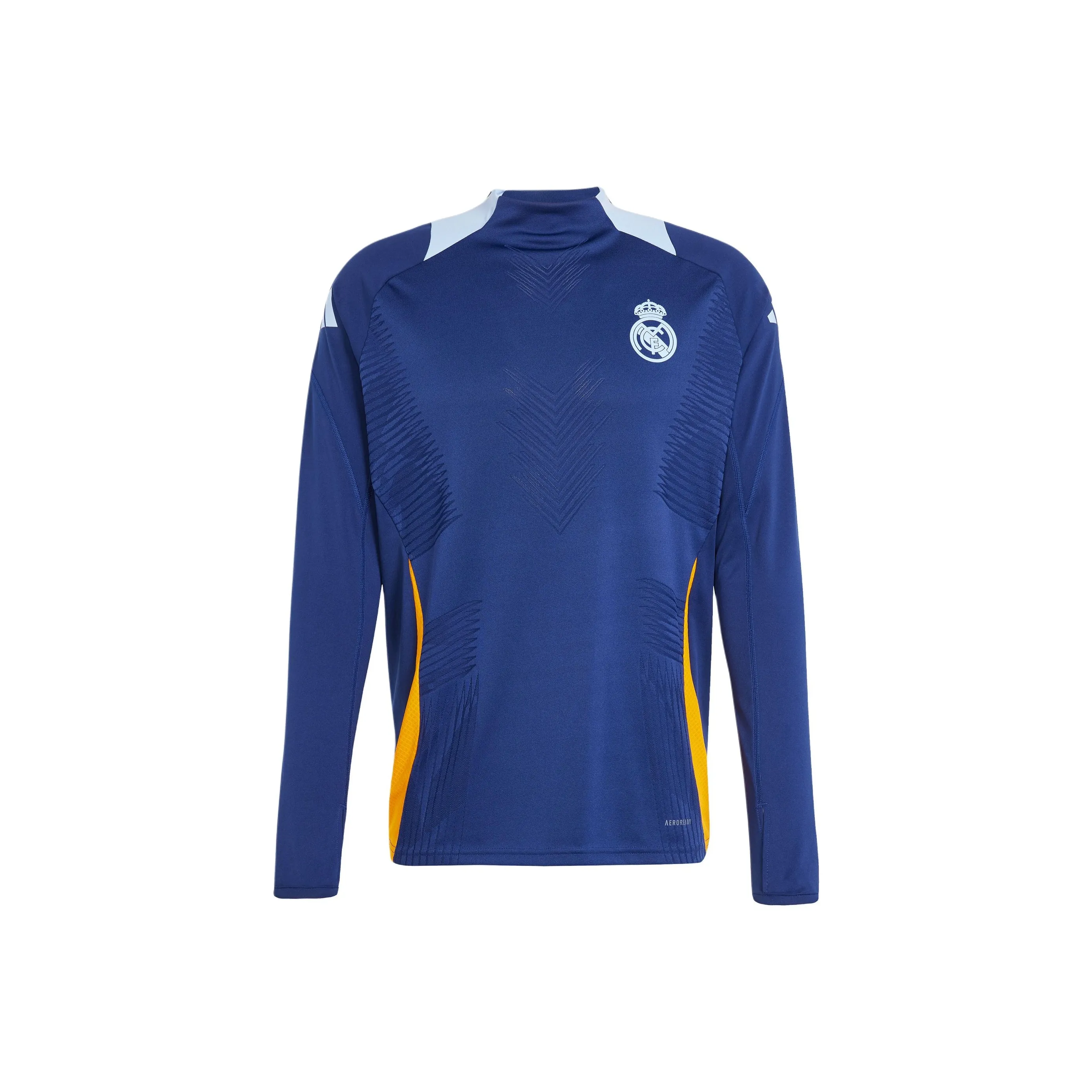 Adidas Real Madrid C.F Толстовка Мужской Темно-синий Ярко-синий Темно-оранжевый Желтый