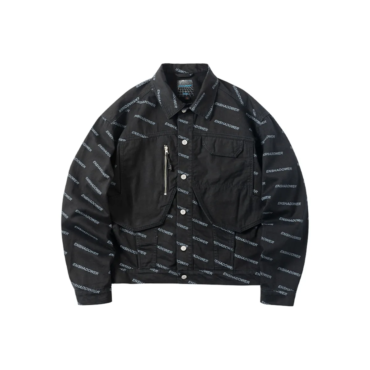 ENSHADOWER Denim Jacket Unisex Black