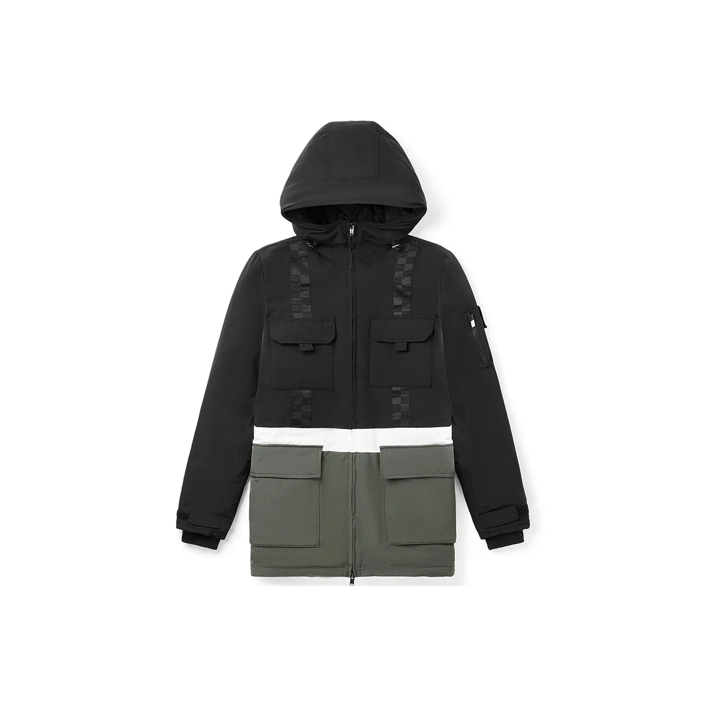 Vans Down Jacket Men's Black Gray
