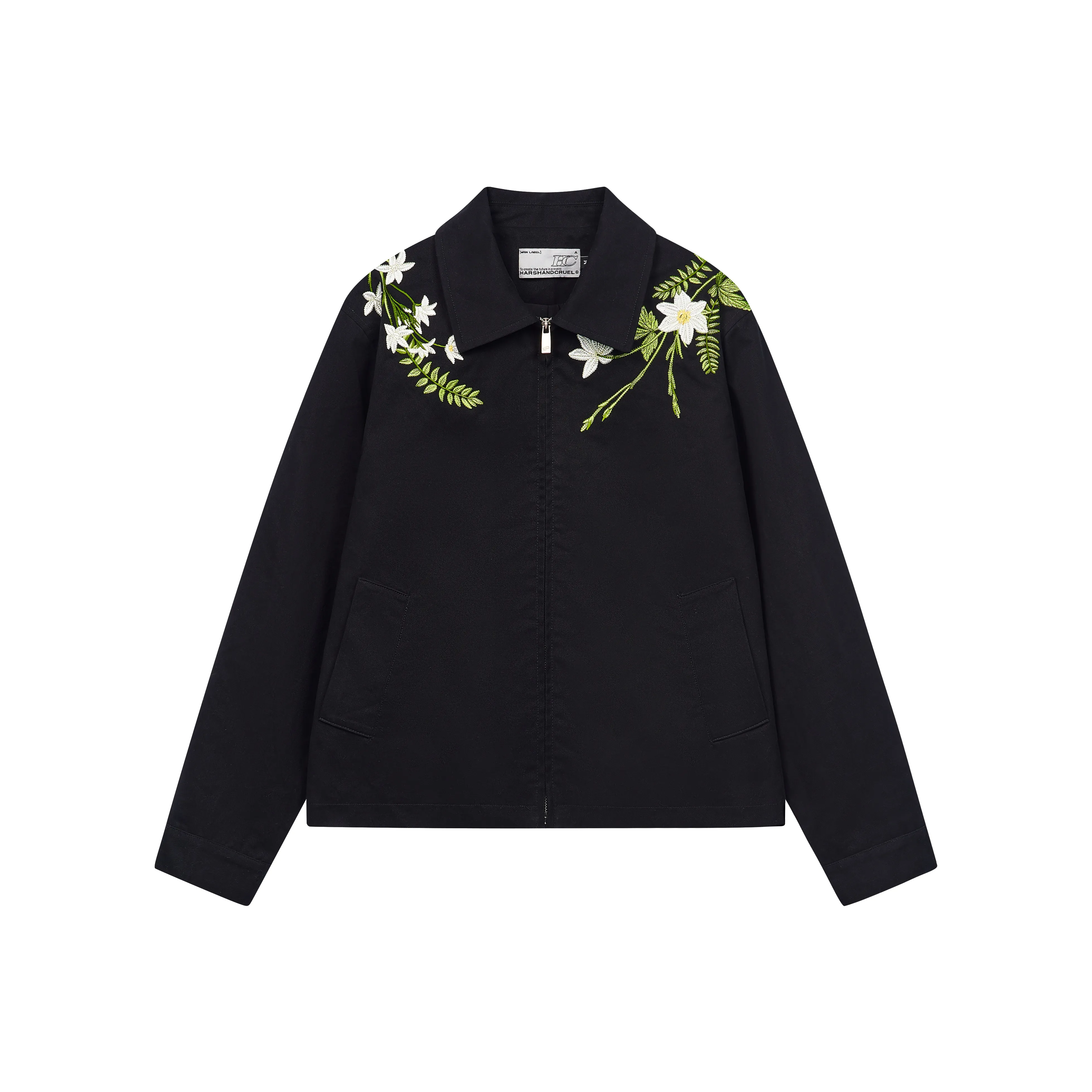 HARSH AND CRUEL Jackets & Coats Unisex Black