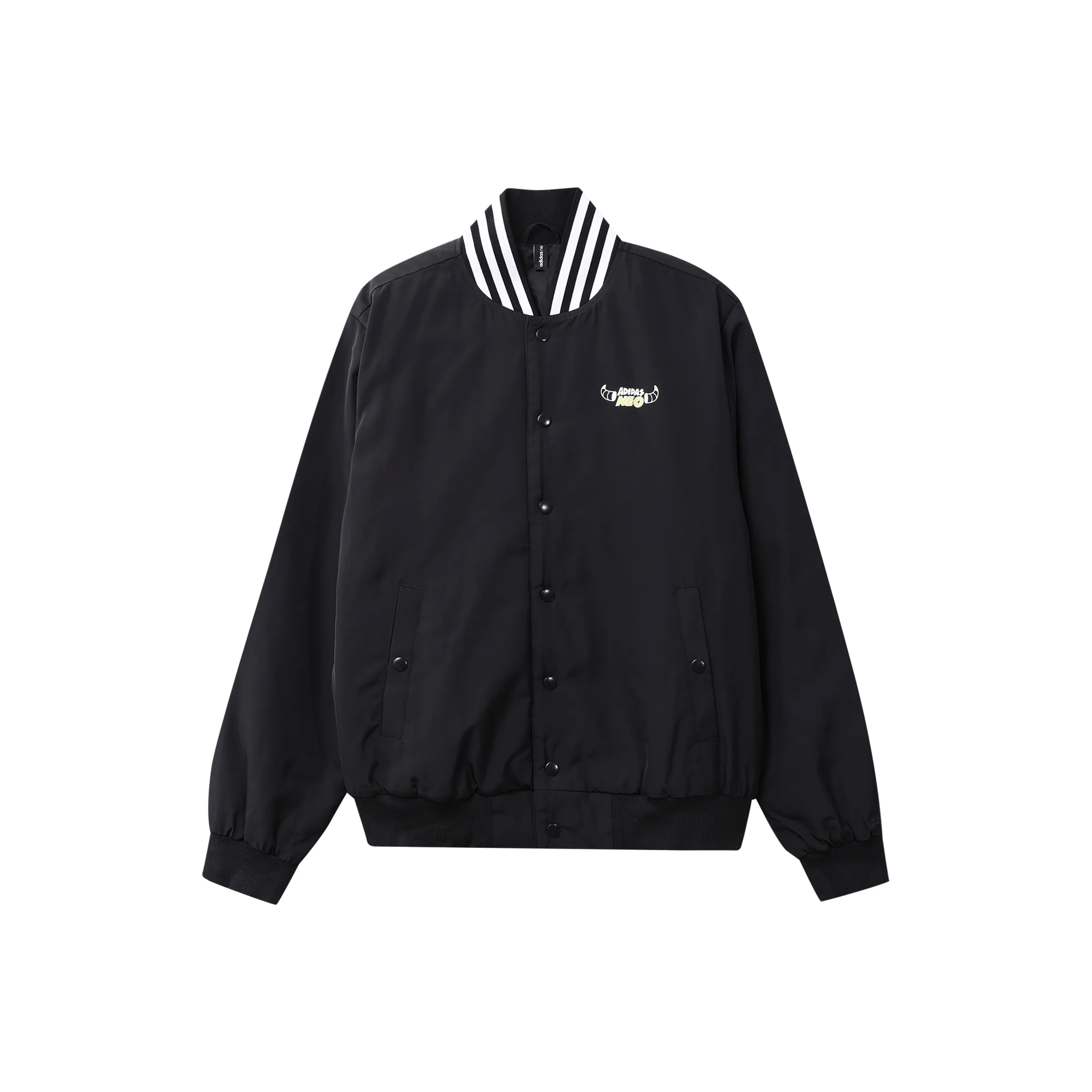 ADIDAS NEO Хлопковый пуховик Зимний Мужской Черный