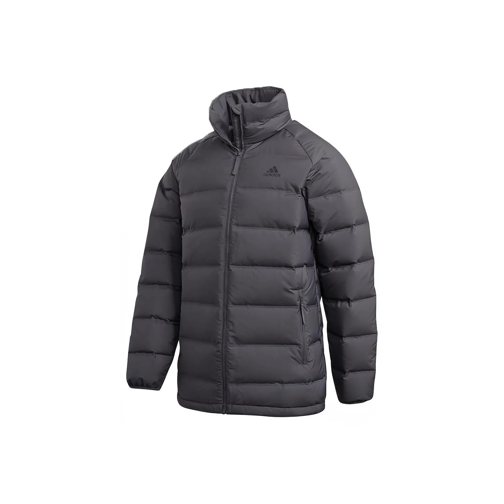 Adidas Пуховик Зимний Мужской Темно-Серый