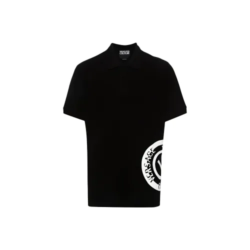 VERSACE JEANS COUTURE Черный Мужское Поло