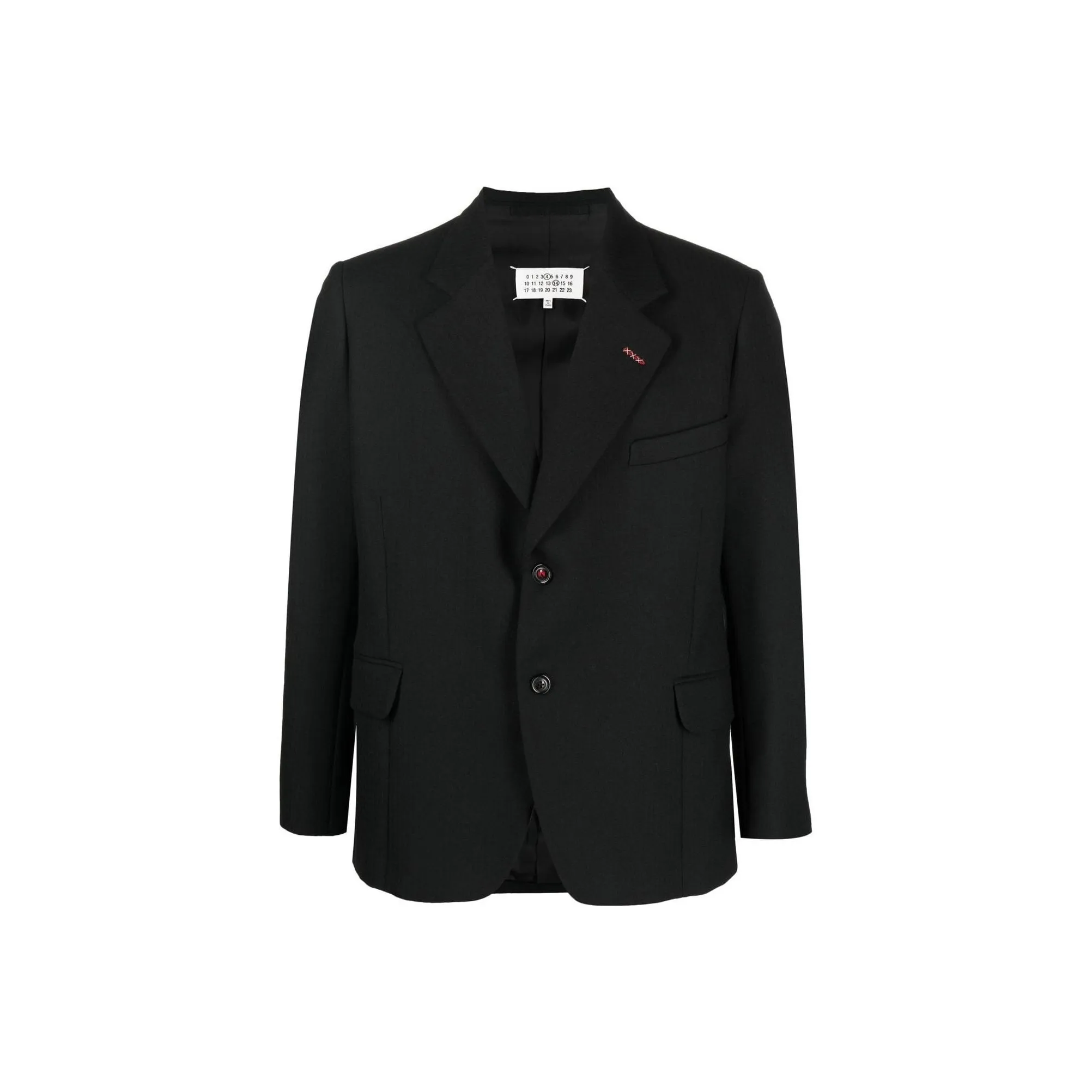Maison Margiela Herringbone Single Breasted Blazer