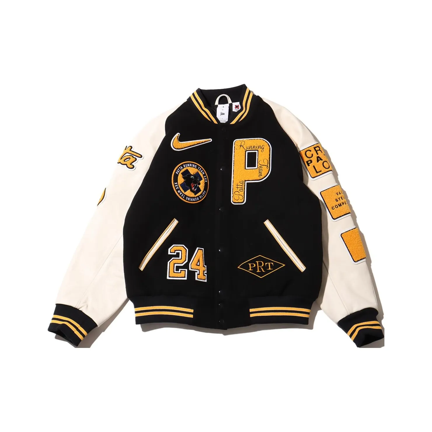 Nike X Patta Running Team Varsity Jacket Asia Sizing