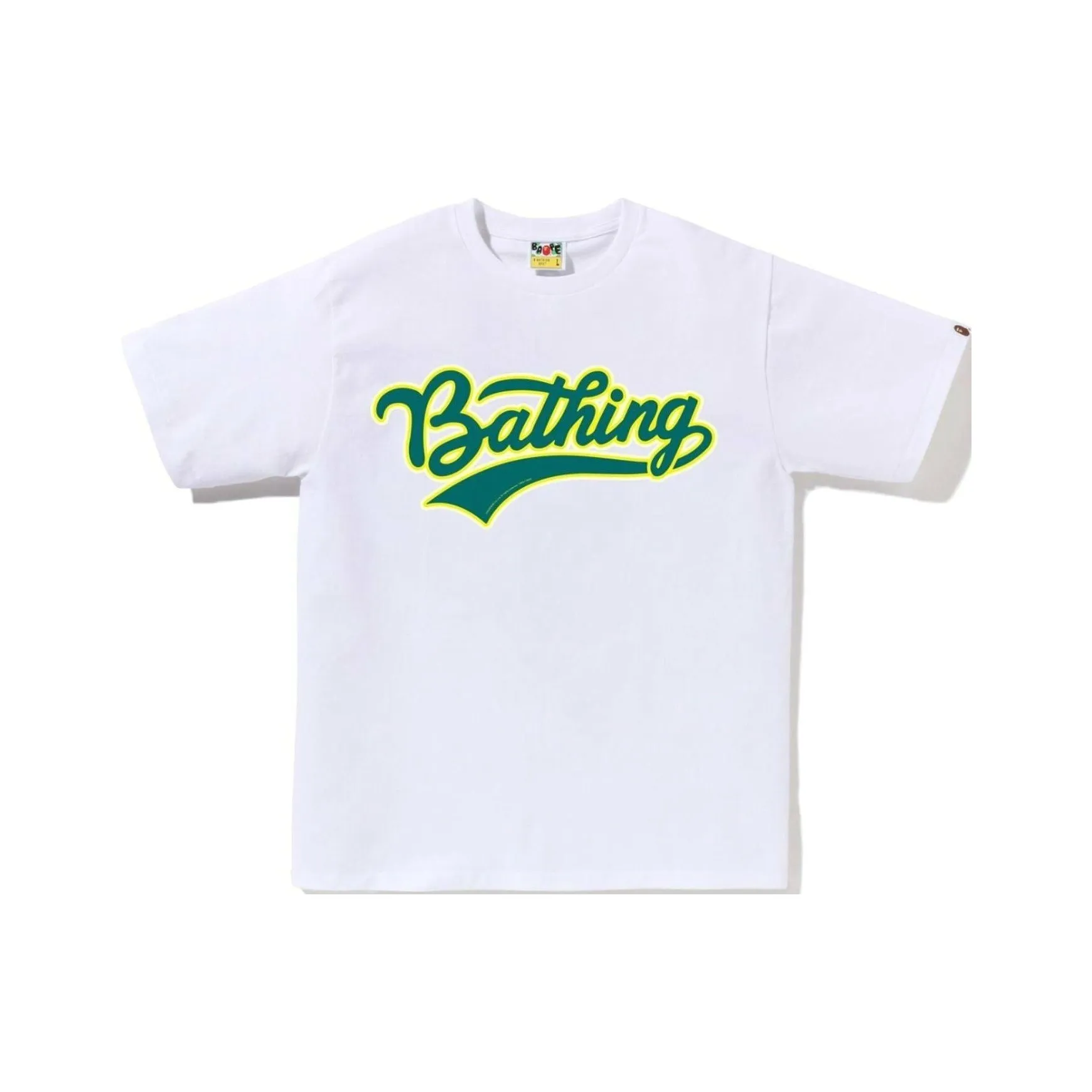 A BATHING APE ® Logo print Cotton T shirt
