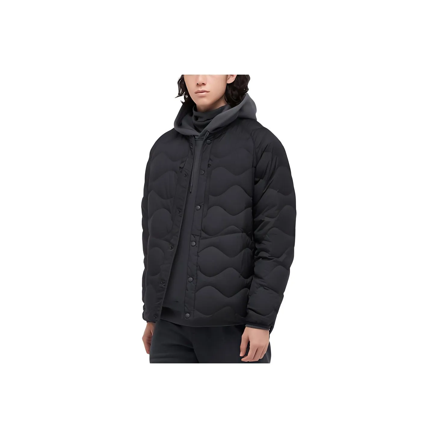 UNIQLO Пуховик Унисекс Черный