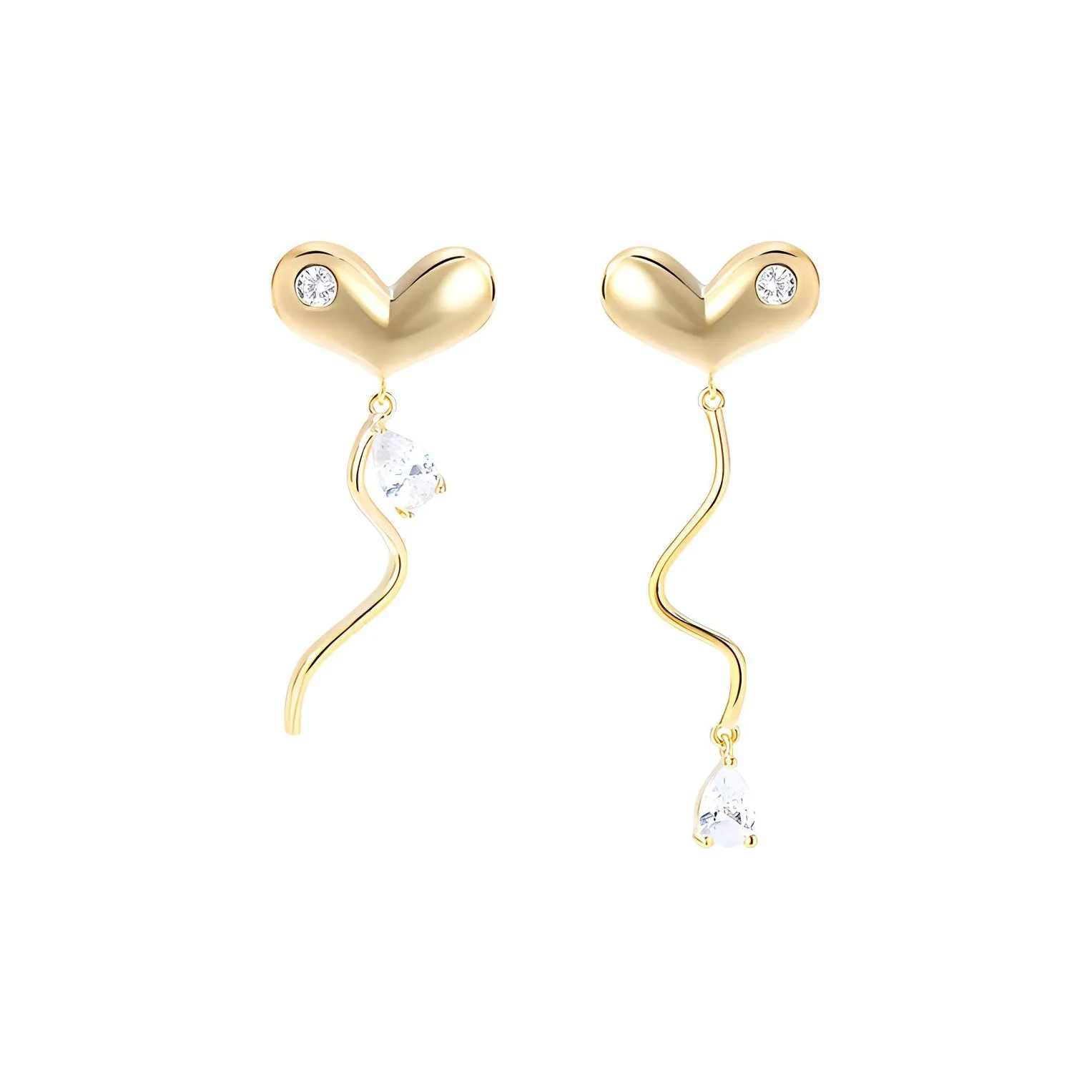 West Island Медные Серьги Золотые Женские