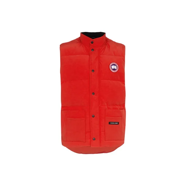 Canada Goose Logo Patch Zip-Up Vest