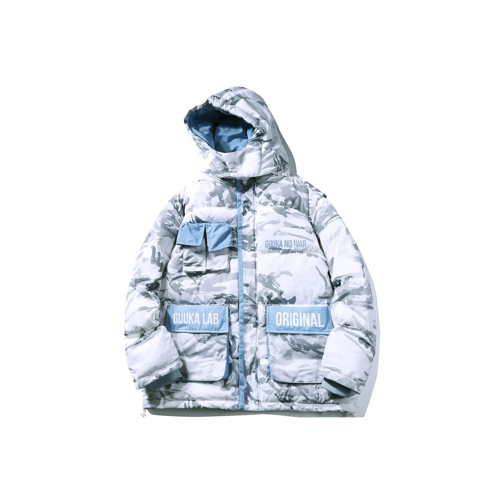 Guuka Down Jacket Unisex Light Gray Guuka Пуховик Унисекс Light Серый