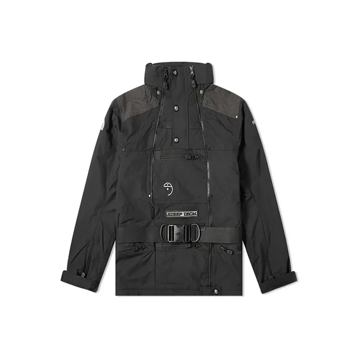 THE NORTH FACE Outdoor Hiking Water Resistant Windproof Breathable Windbreaker Jacket Men's Black