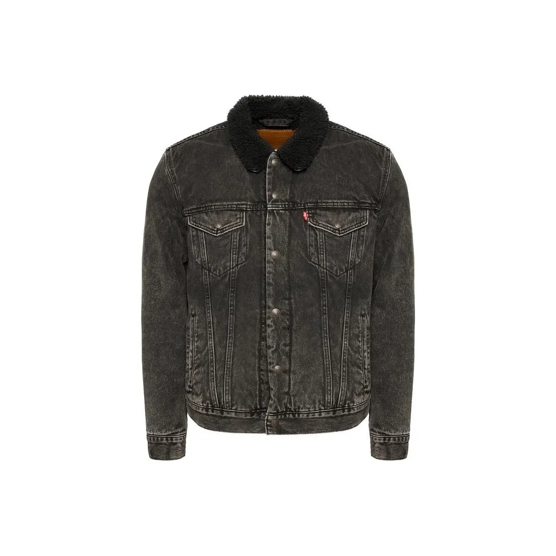 Levis Denim Jackets Men's Black