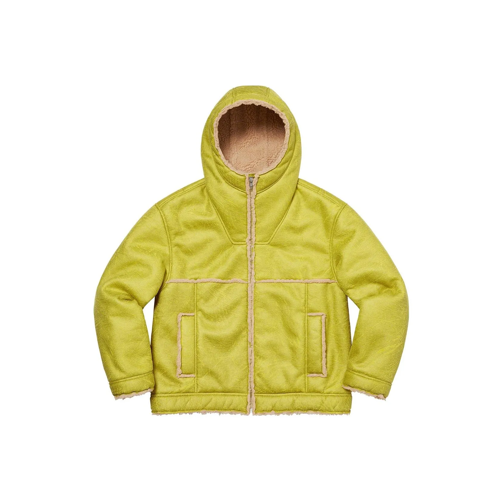 Supreme Faux Shearling Hooded Jacket SS23