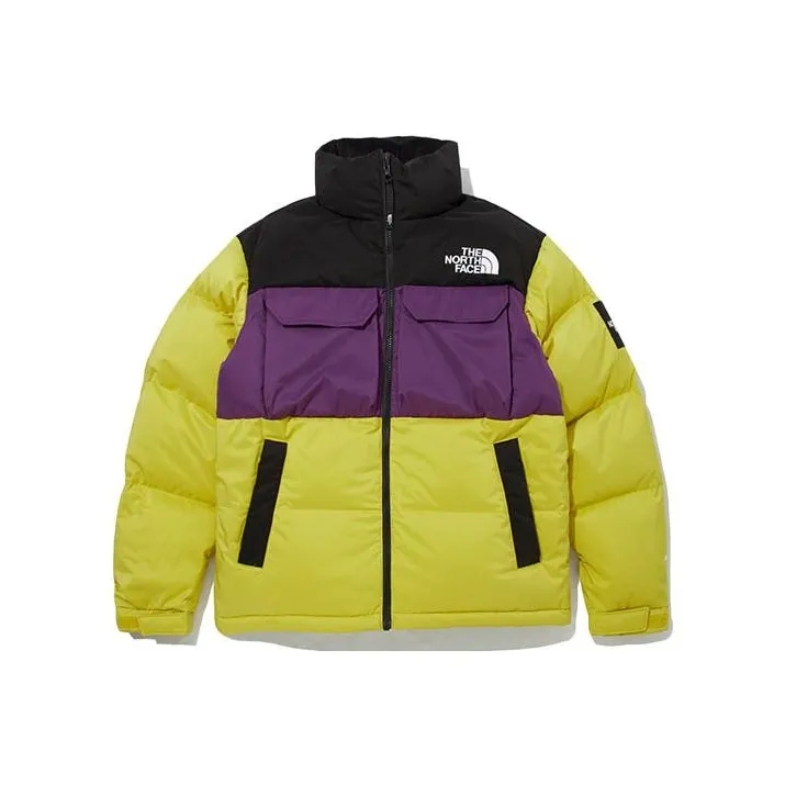 THE NORTH FACE Eco Utility Down Jacket Jacket Unisex Yellow Purple