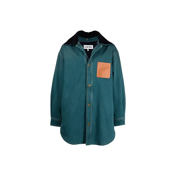 LOEWE Denim Jackets Men's Blue