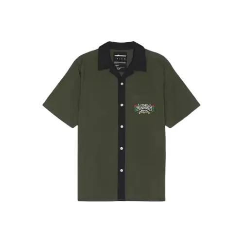 The Hundreds Зеленые Мужские Рубашки
