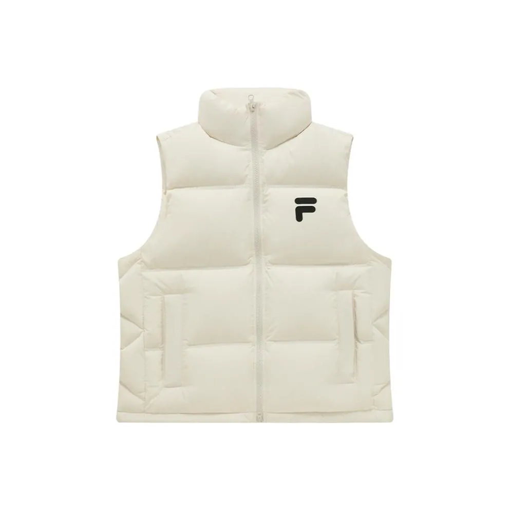 FILA FUSION FOB Series Down Vest Unisex Wheat Cream