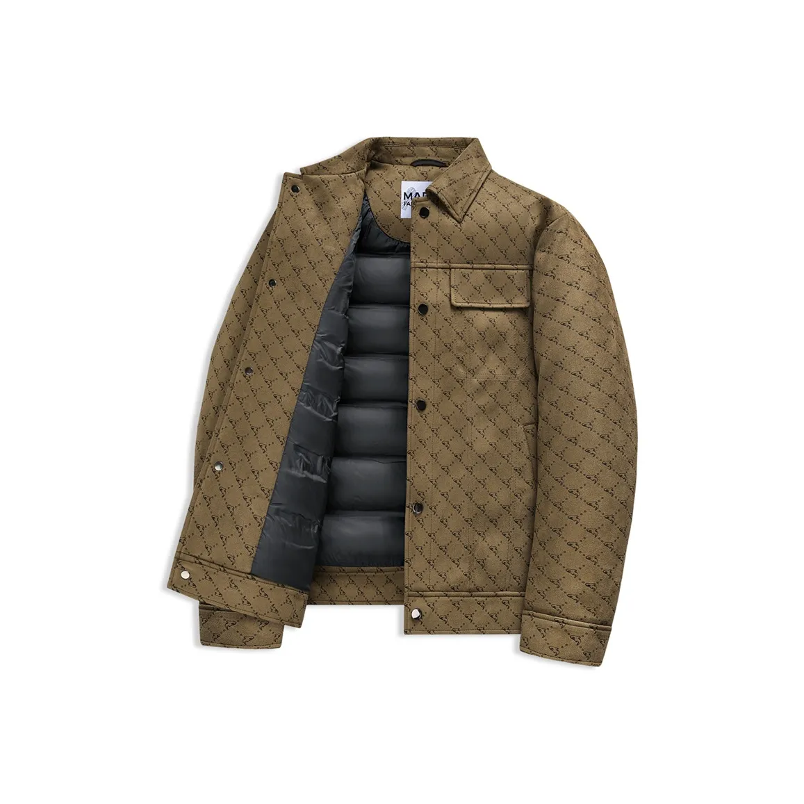 FAIRWHALE Пуховик Мужской Коричневый