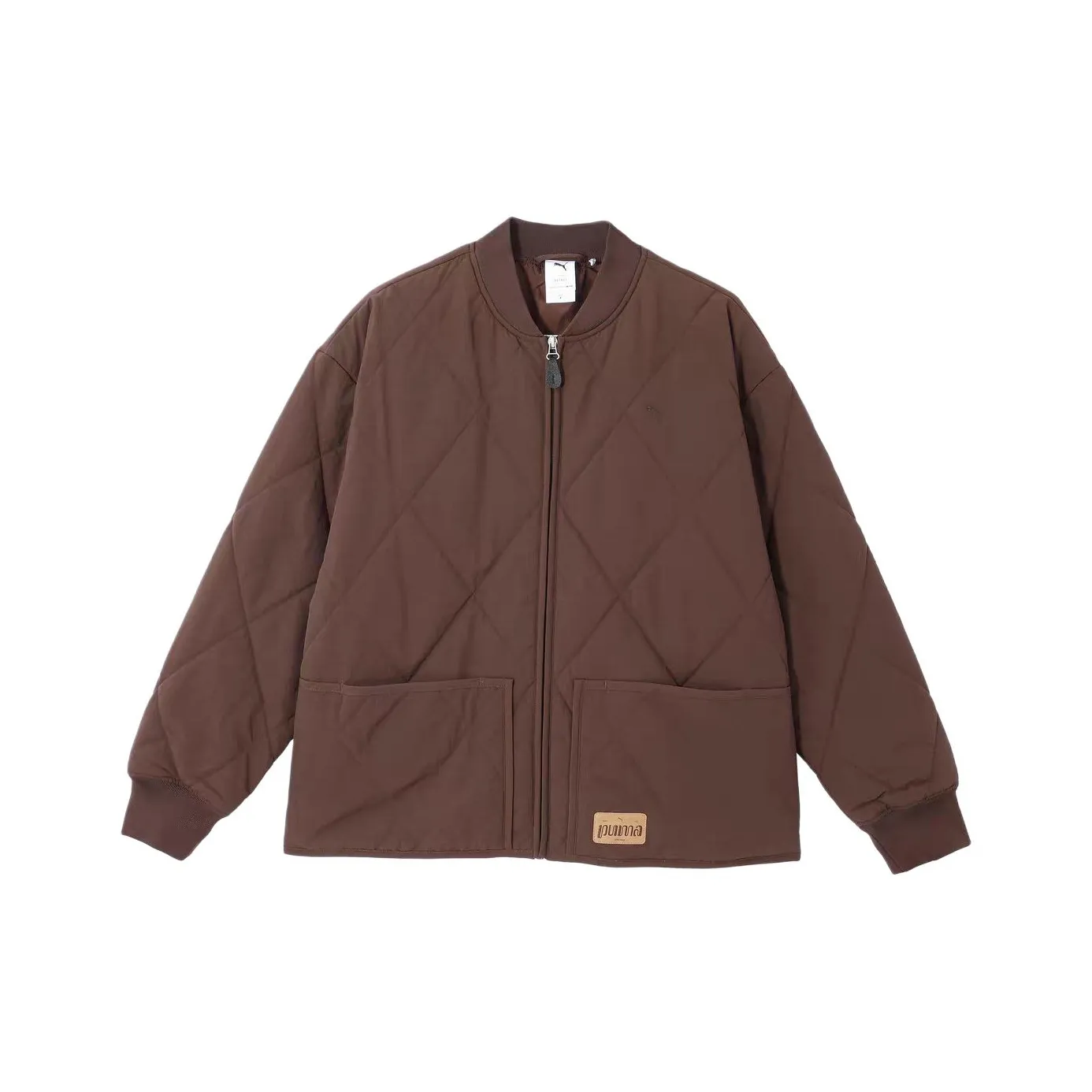 PUMA RETRO REVERIE PADDED BOMBER Jackets Coats Unisex Coffee Brown