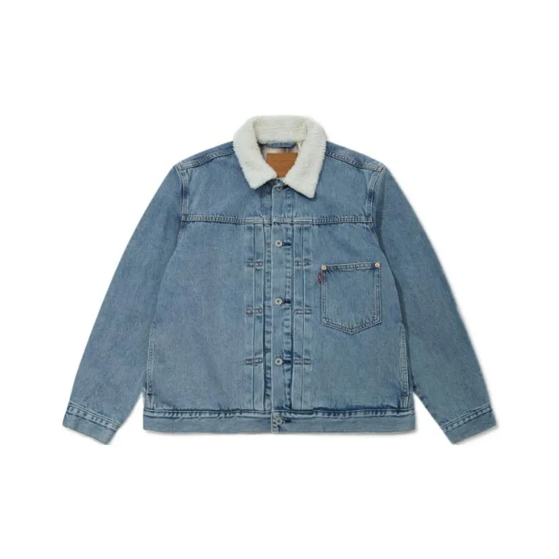 Levis Denim Jackets Men Blue