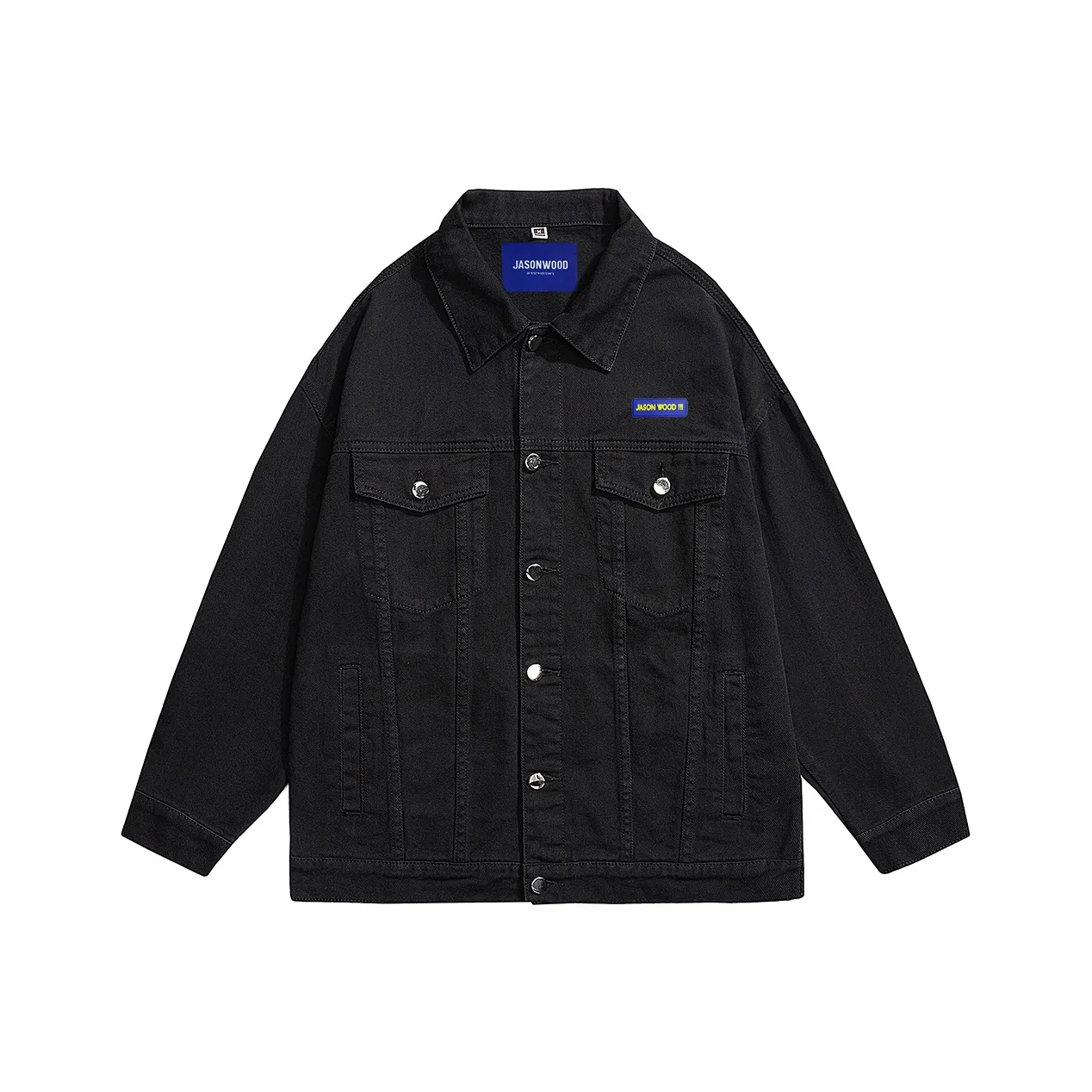 JASONWOOD Autumn And Winter Season Denim Jacket Detachable Sherpa Lining Unisex