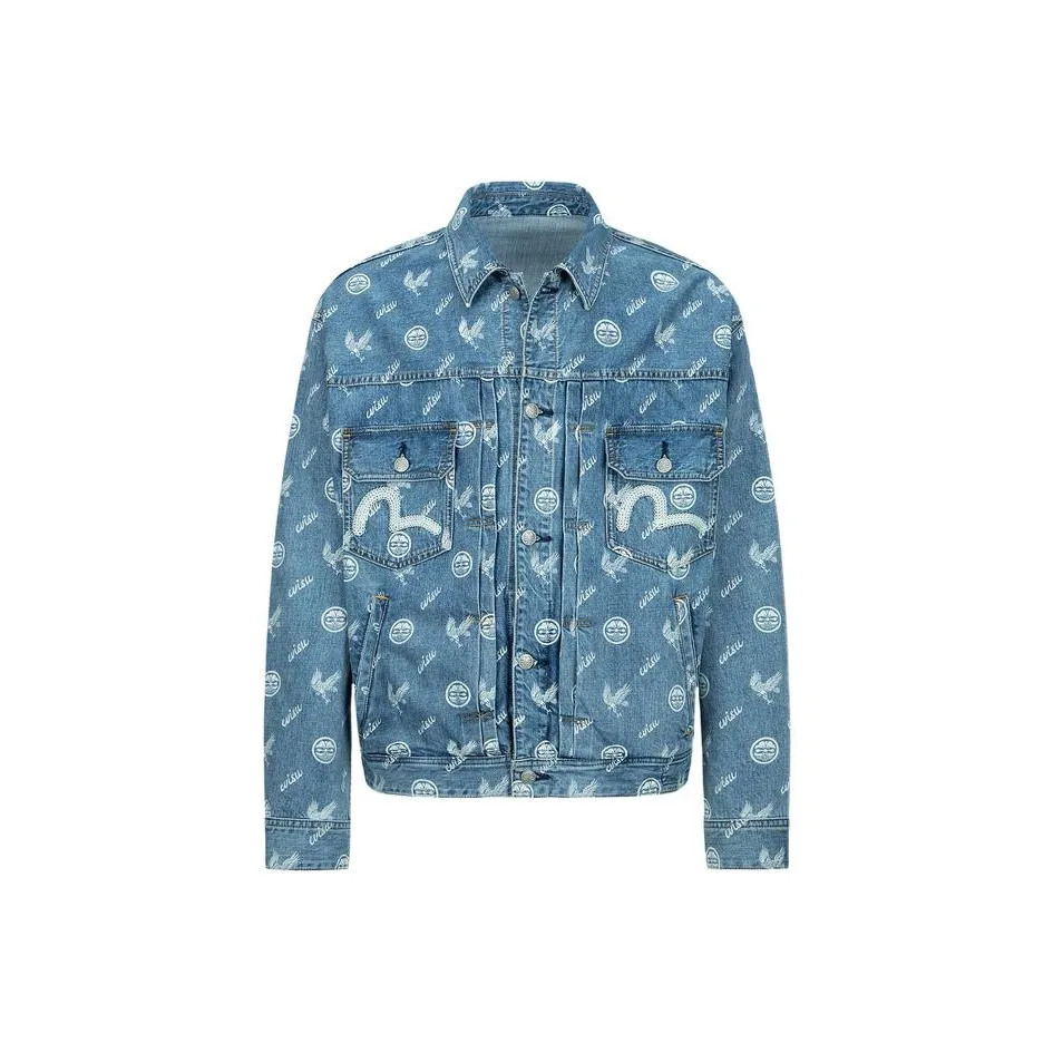 EVISU Denim Jacket Men's Denim Blue