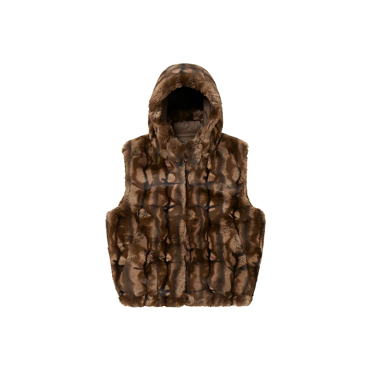 Supreme Faux Fur Hooded Vest