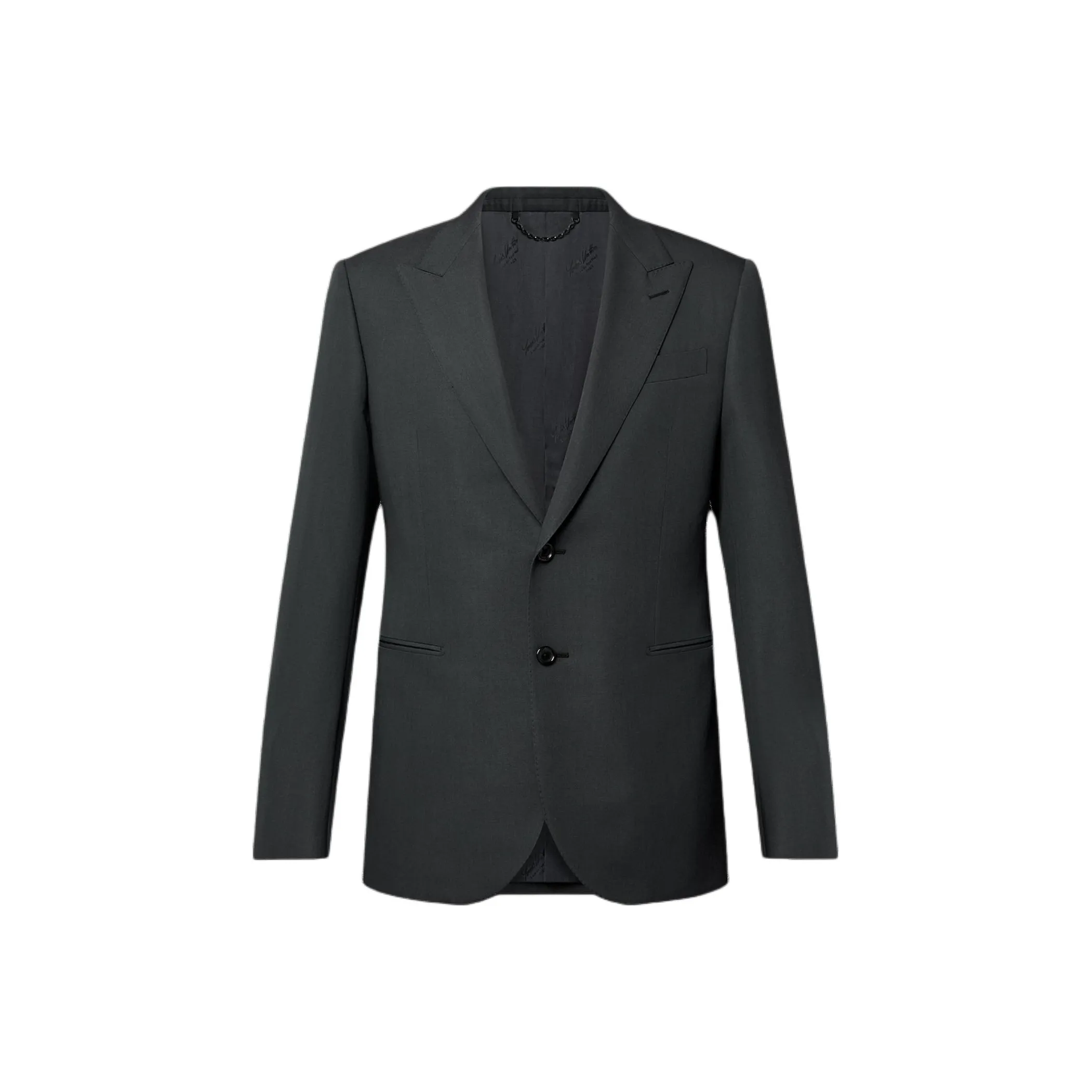 LOUIS VUITTON Single Breasted Wool Pont Neuf Jacket