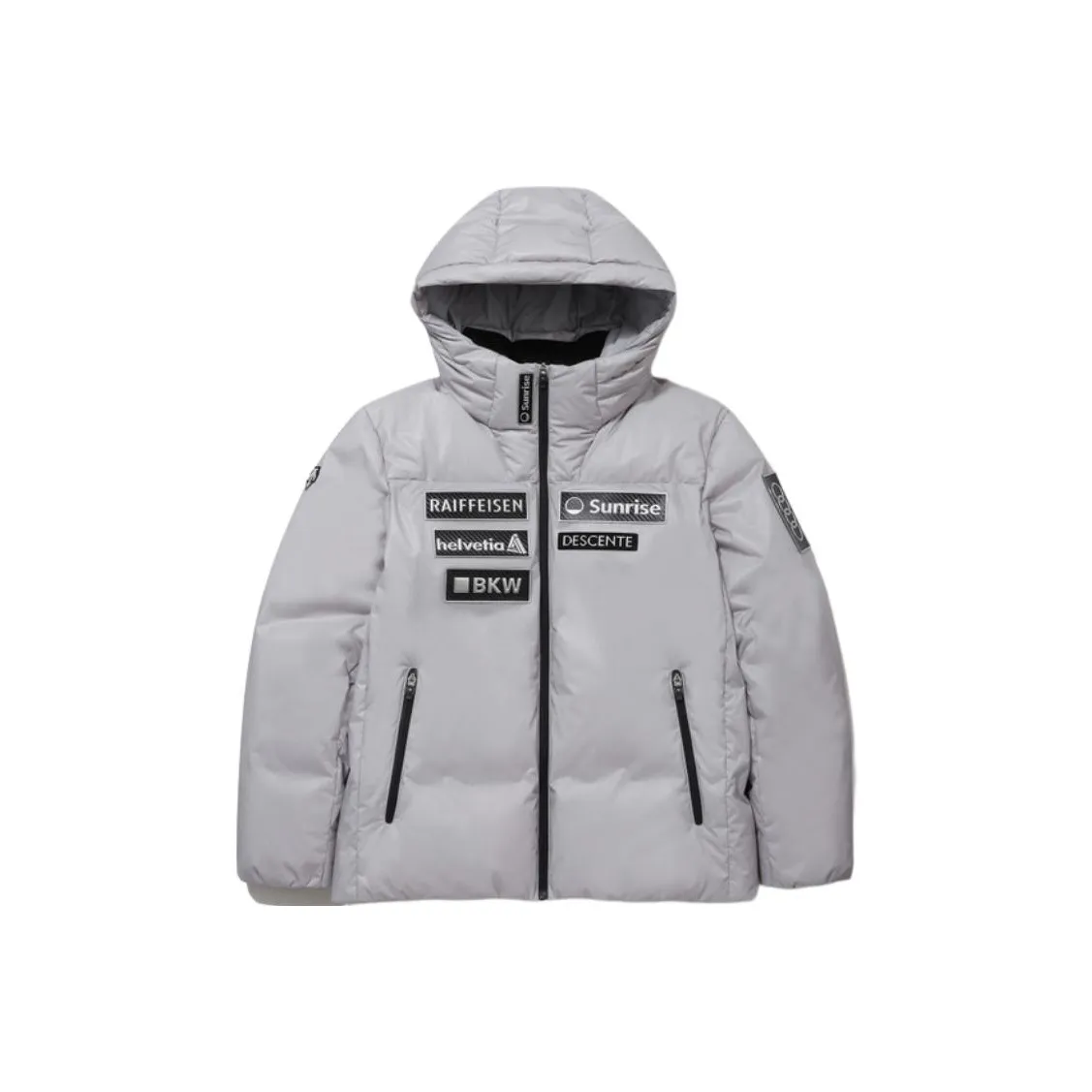 DESCENTE SWISS SKI Пуховик Мужской Серый