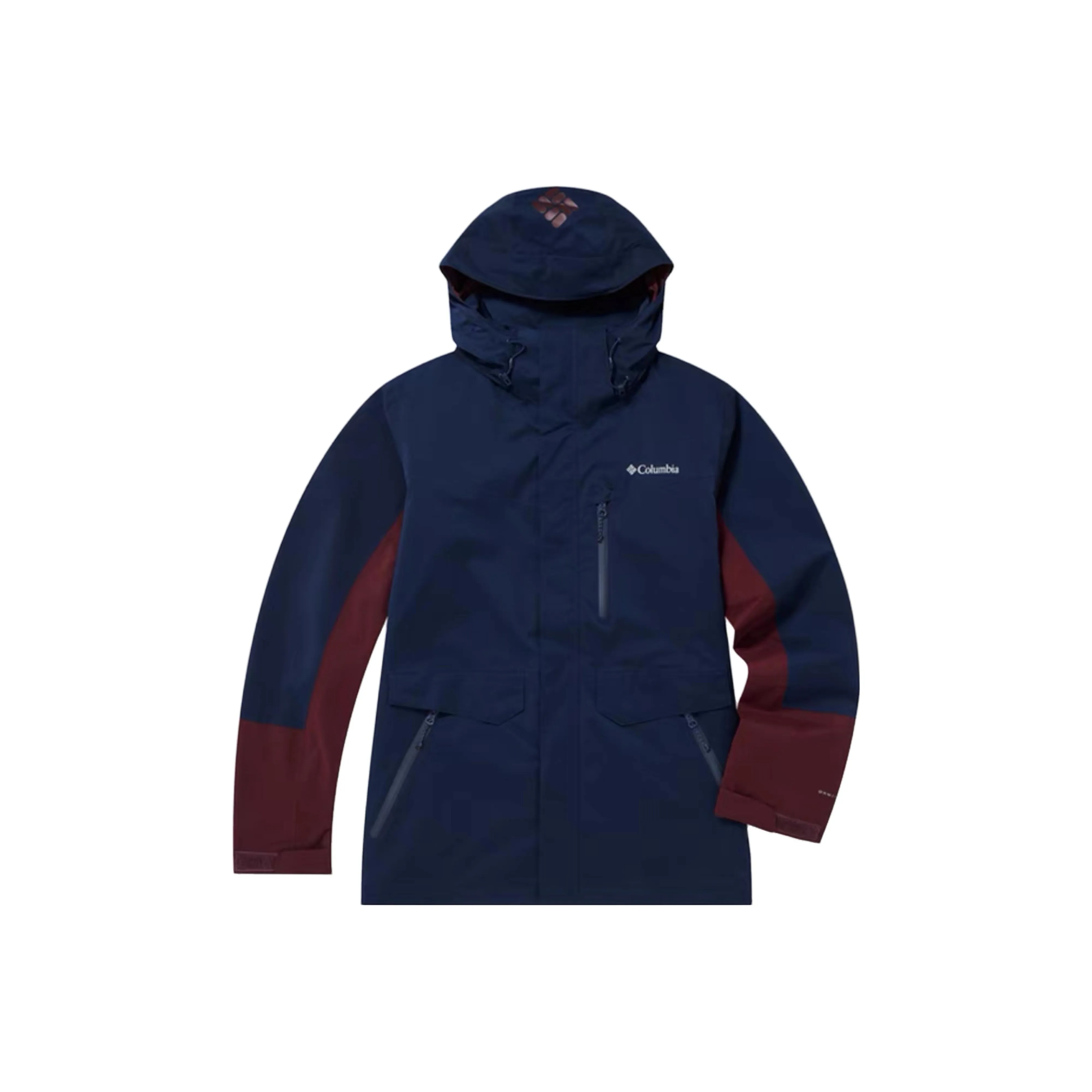Columbia City Outdoor Collection Outdoor Hiking Water Resistant Windproof Heat Reflective Windbreaker Jacket Men's Blue