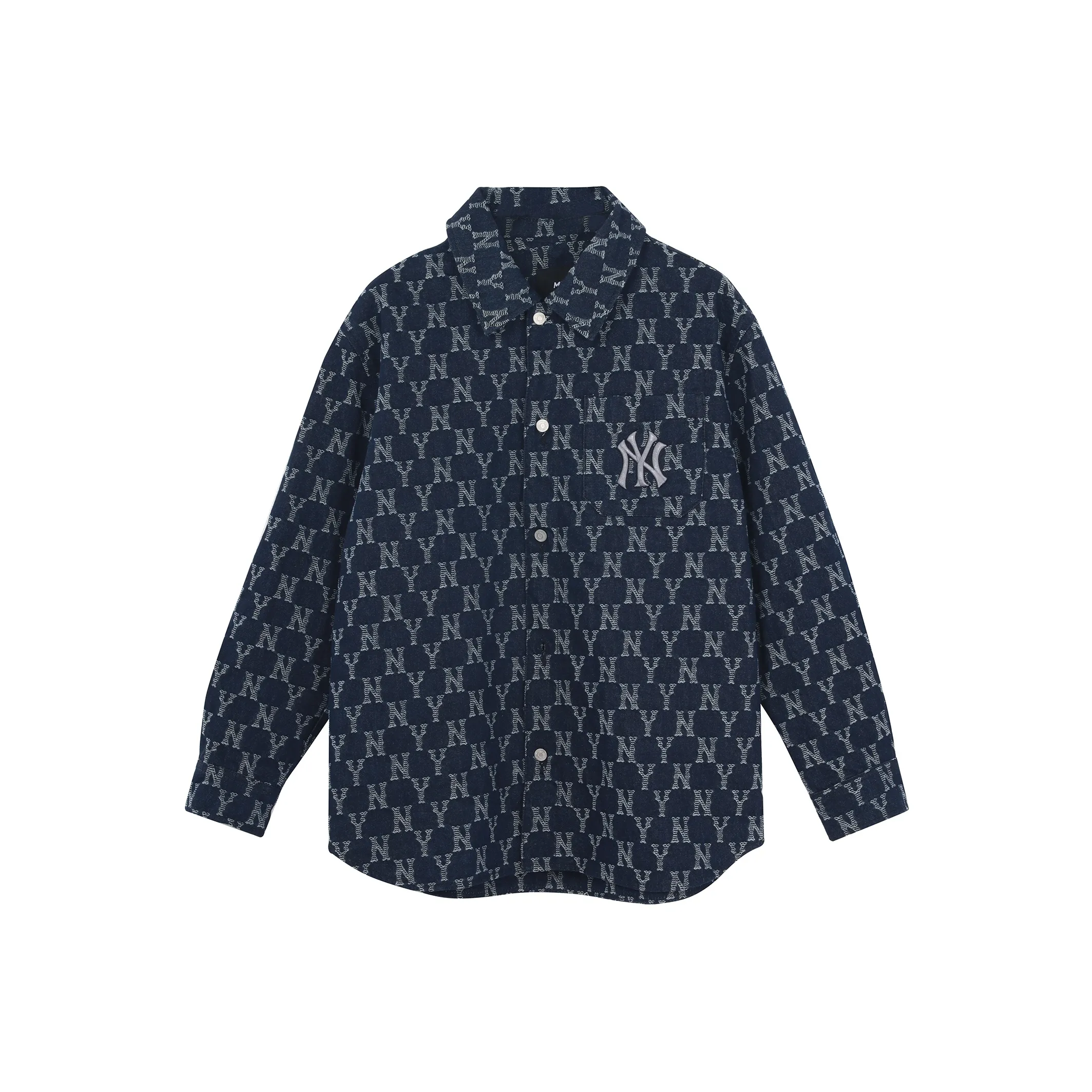 MLB New York Yankees FW22 Denim Jacket Unisex Blue MLB New York Yankees FW22 Деним Куртка Унисекс Синий