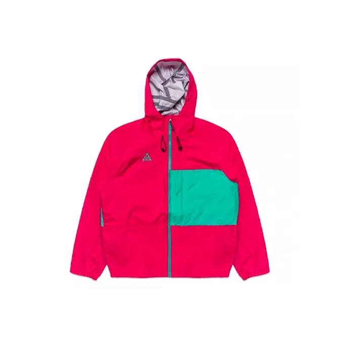 Nike Водонепроницаемый Устойчивый к истиранию Ветрозащитный Ветровка Мужской Розово-красный