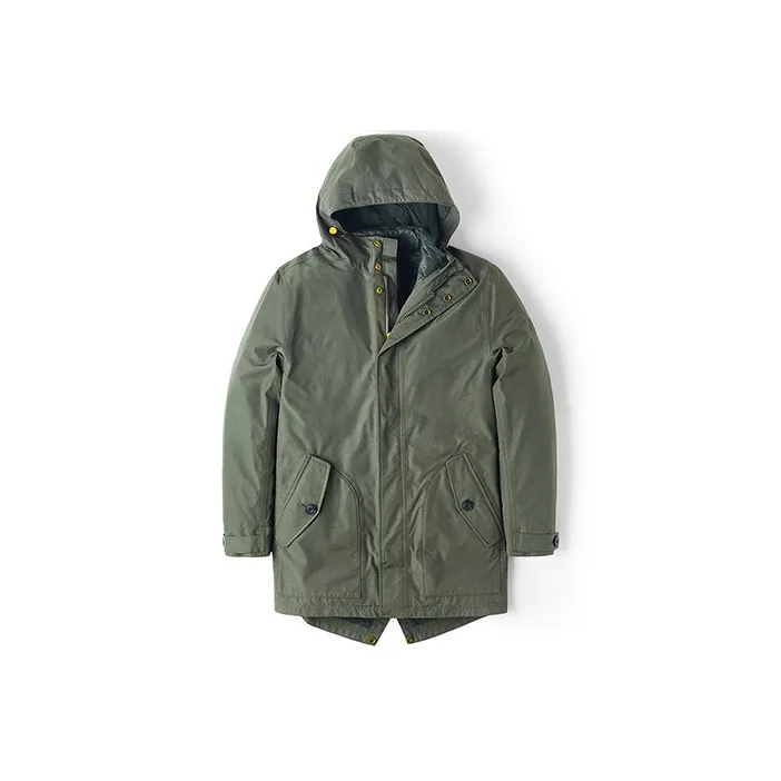 Timberland Пуховик Мужской Армейский Зеленый