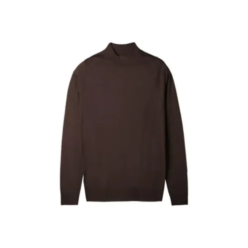 JOHN SMEDLEY Коричневый Мужской Трикотаж