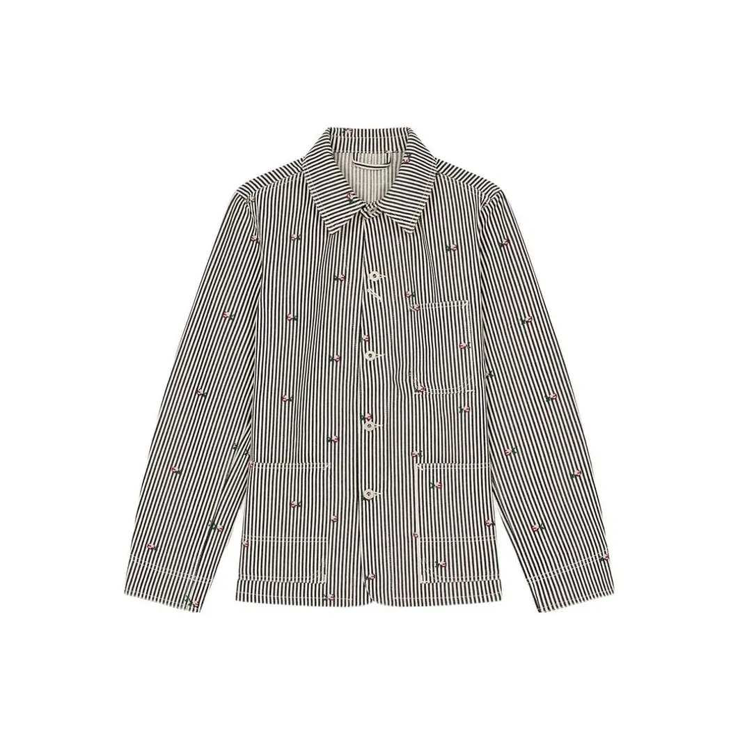 KENZO Pixel Stripe Denim Jacket