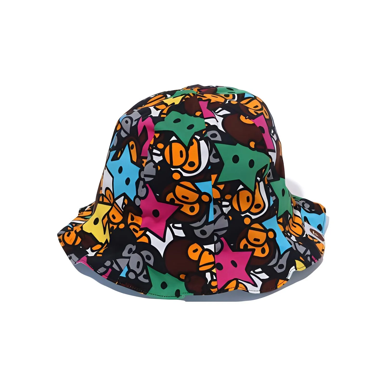 A BATHING APE Хлопок Район Полиуретан Ведрообразные Шляпы Детские Многоцветные