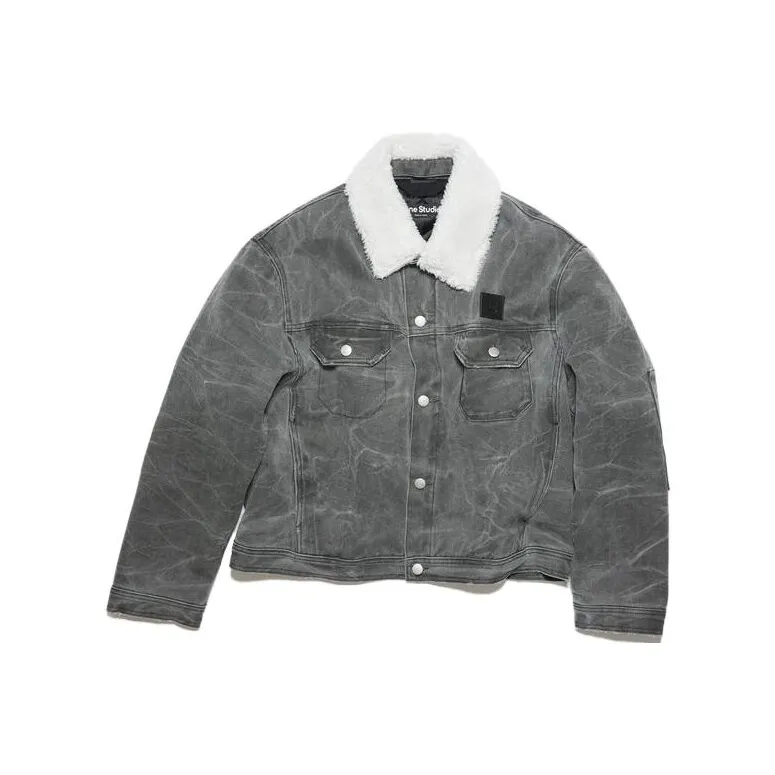 Acne Studios Denim Jacket Unisex Carbon Gray