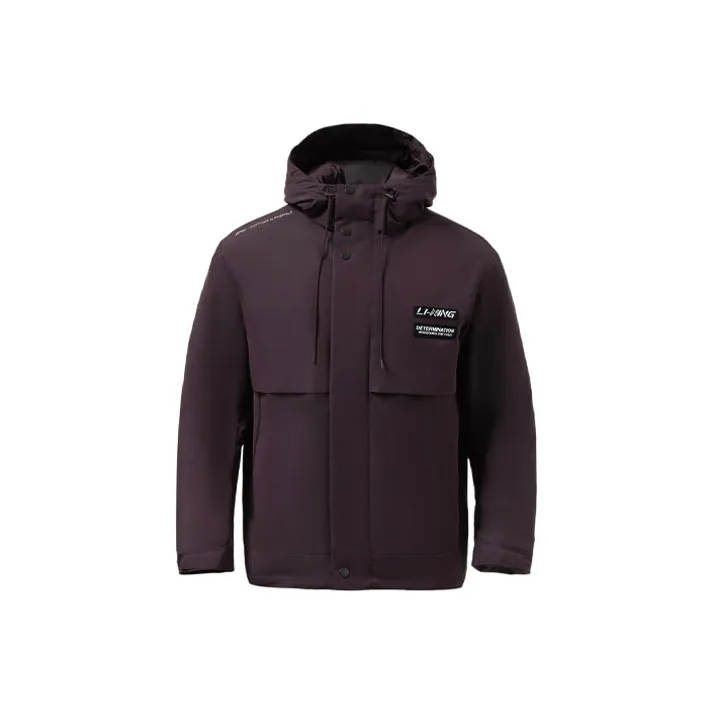LiNing Down Jacket Men's Tan Black