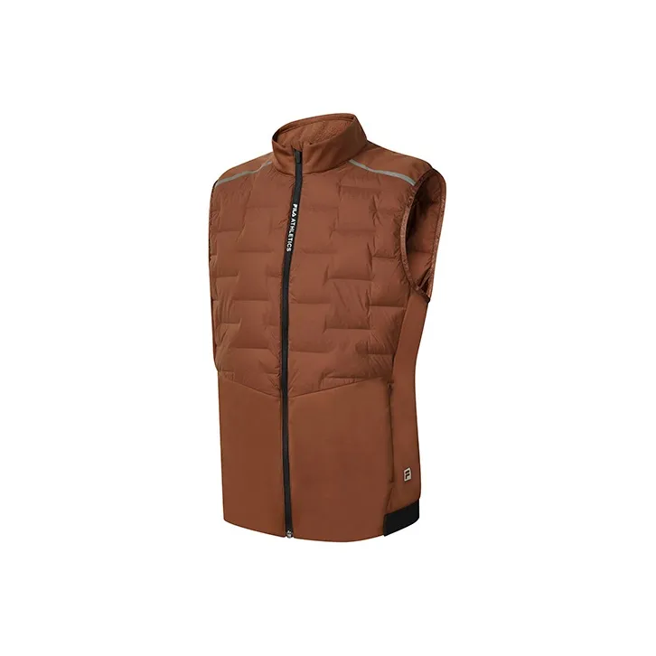 FILA Athletics Vest Men's Leather Brown