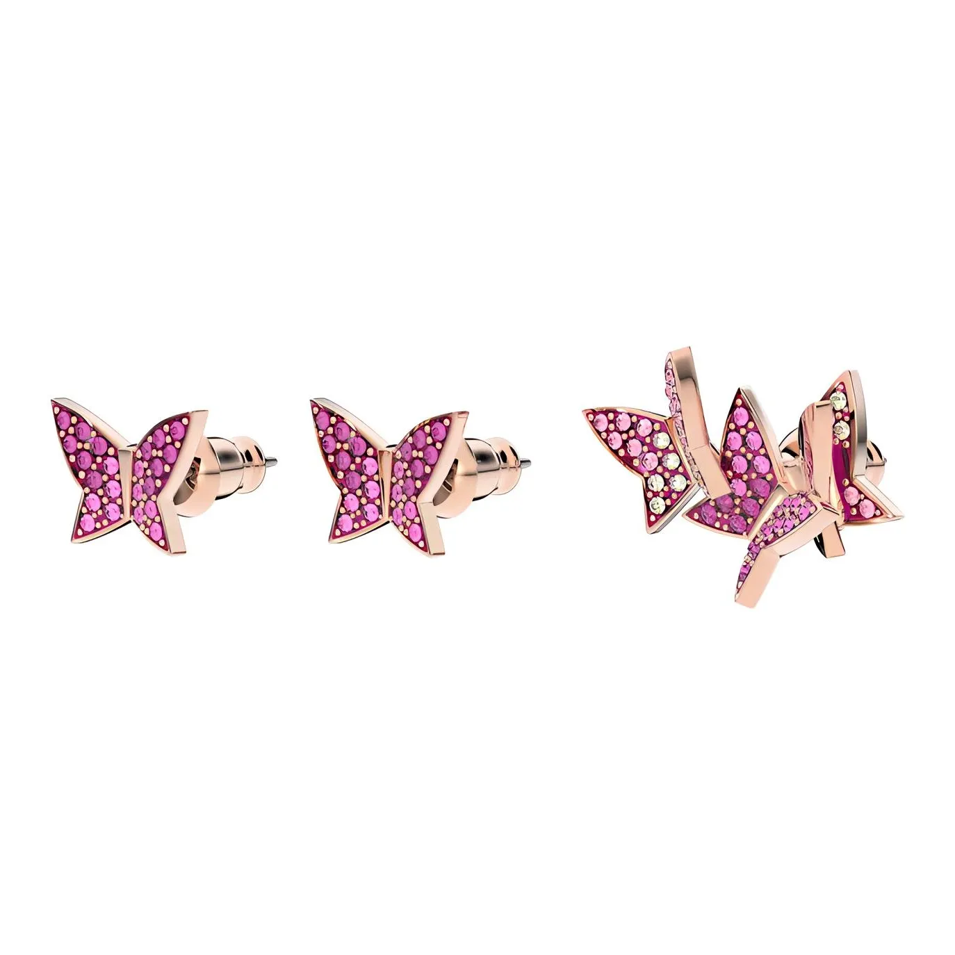 Swarovski LILIA Сплав Серьги-гвоздики Розовый Женские