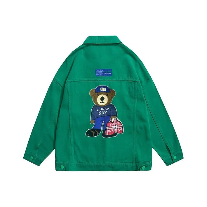 JASONWOOD Loose Fit Denim Jacket Unisex