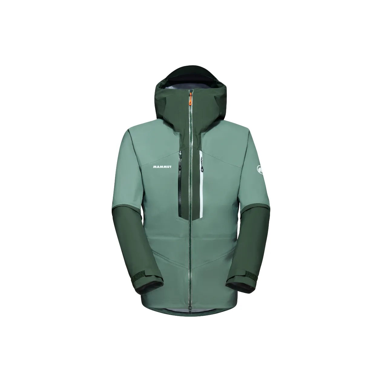 MAMMUT Water Resistant Windproof Breathable Wear Resistant Windbreaker Jacket Men's Forest Green