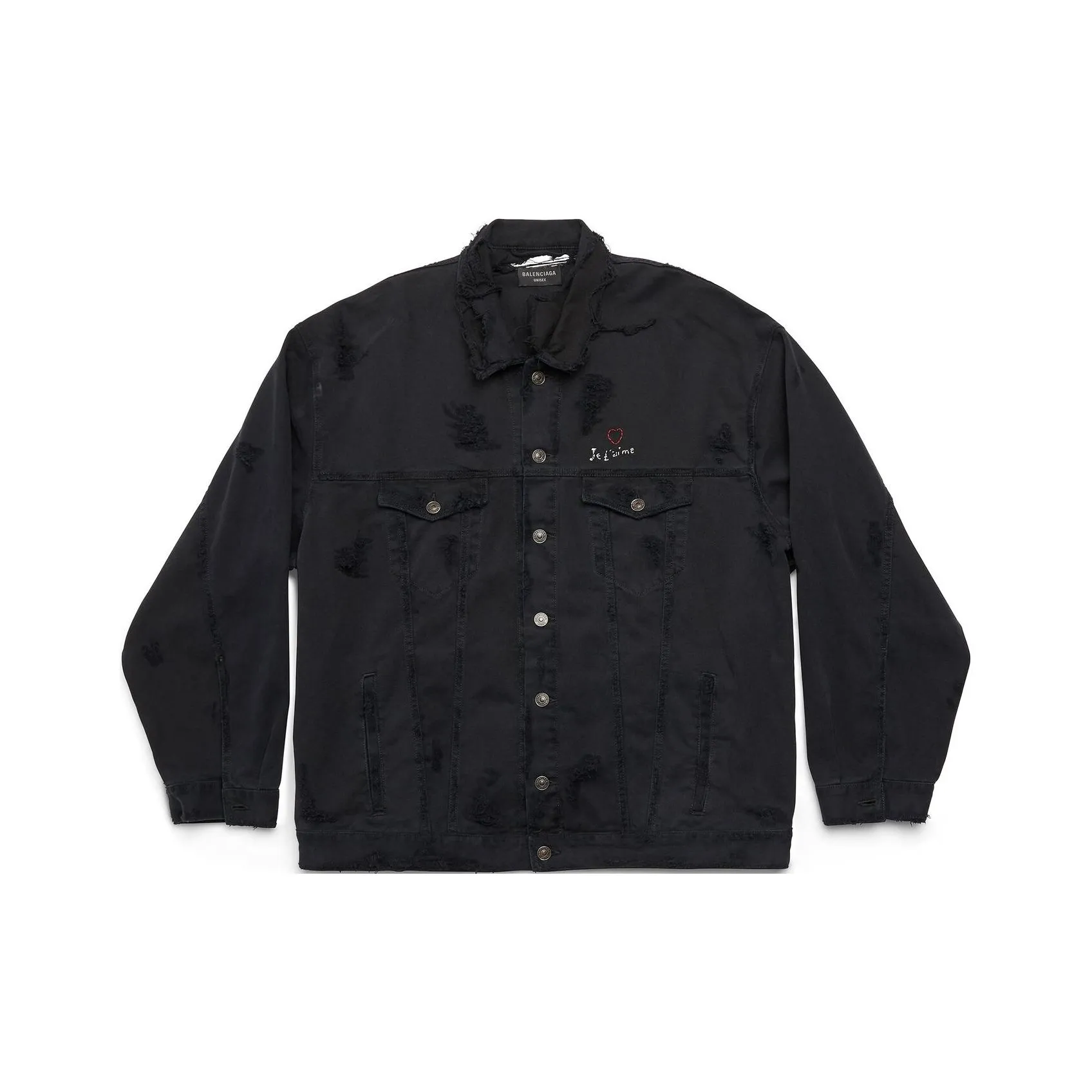 Balenciaga Jackets Men's Black