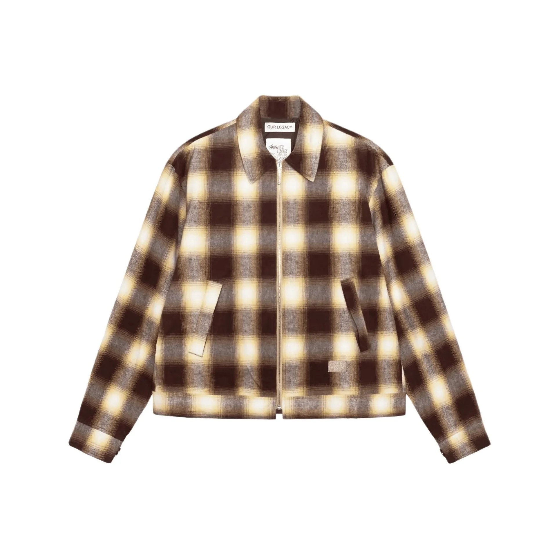 Stussy X Our Legacy Work Shop Blouson Flannel Jacket
