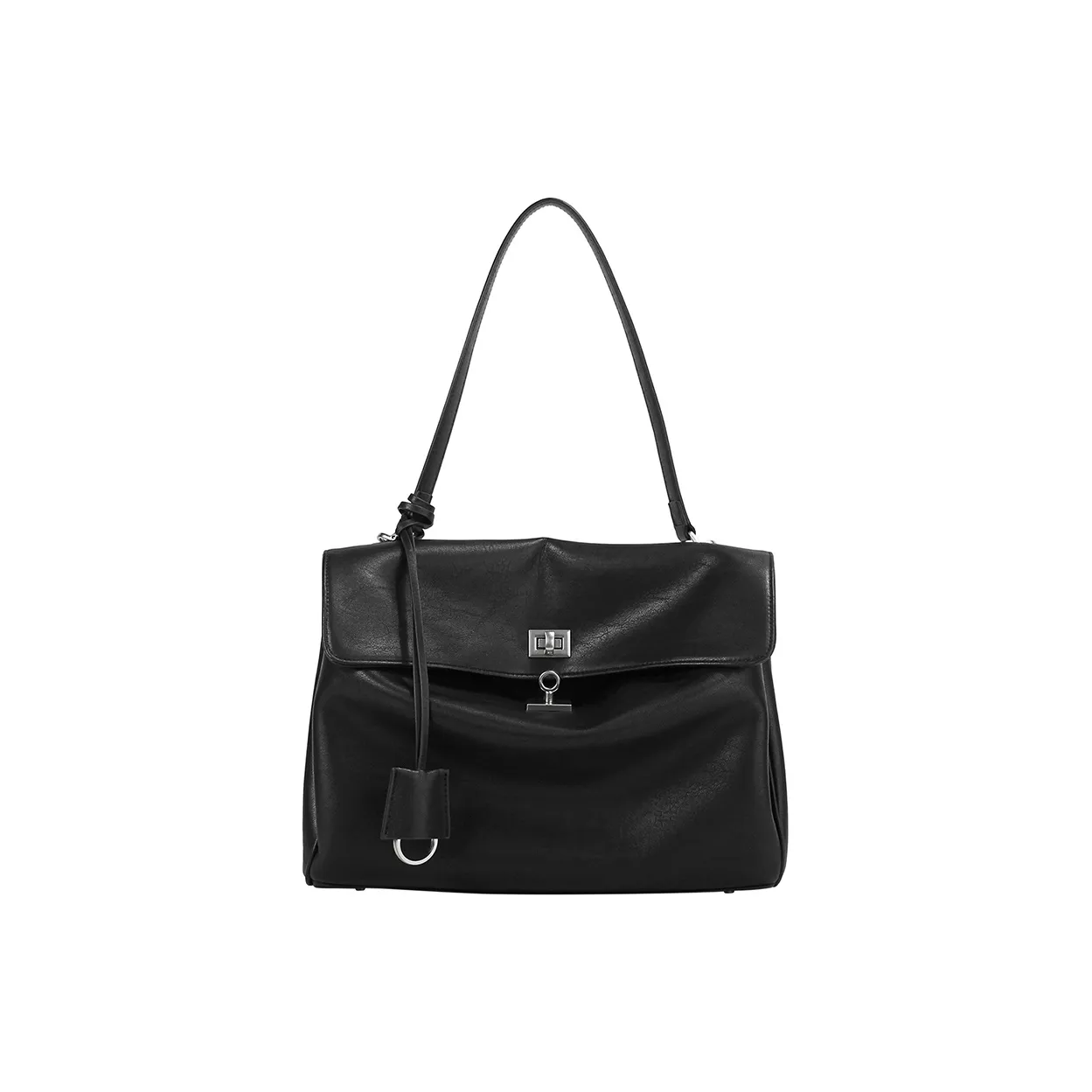 LOSEA ПУ (полиуретан) Сумка через плечо Большая Женская Черная